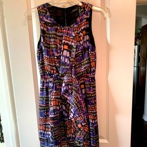 Small Sleevless Multicolor Midi Dress Size Small
